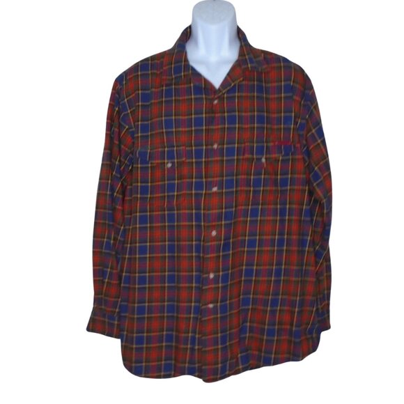 Daniel Cremieux Flannel Shirt Plaid Tartan Size Large - Picture 1 of 4